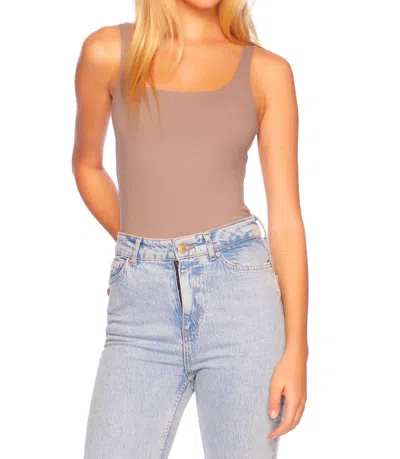 Susana Monaco Essential Everyday Tank In Coco In Brown