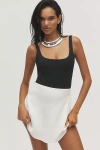 Susana Monaco Essential Low-back Bodysuit In Black