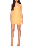 Susana Monaco Everyday Square Neck Minidress In Yellow