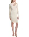 Susana Monaco Extreme Cutout Mini Dress In Neutral