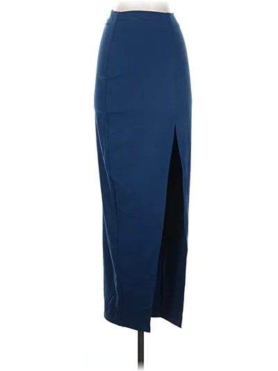 Pre-owned Susana Monaco Formal Skirt In Blue