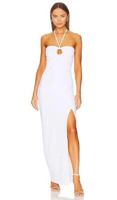 Susana Monaco Halter Dress In White