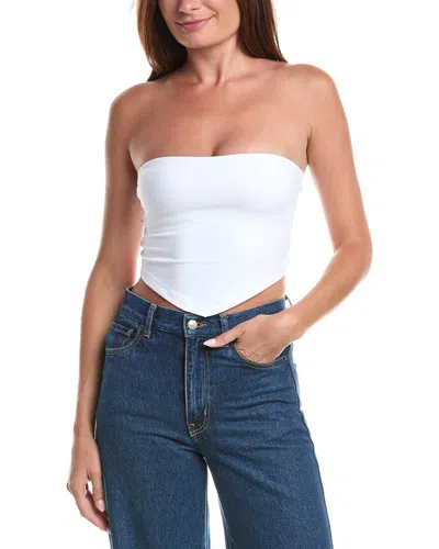 Susana Monaco Handkerchief Tube Top In White