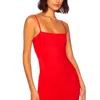 Susana Monaco Susan Monaco Laurie Mini Dress In Perfect Red