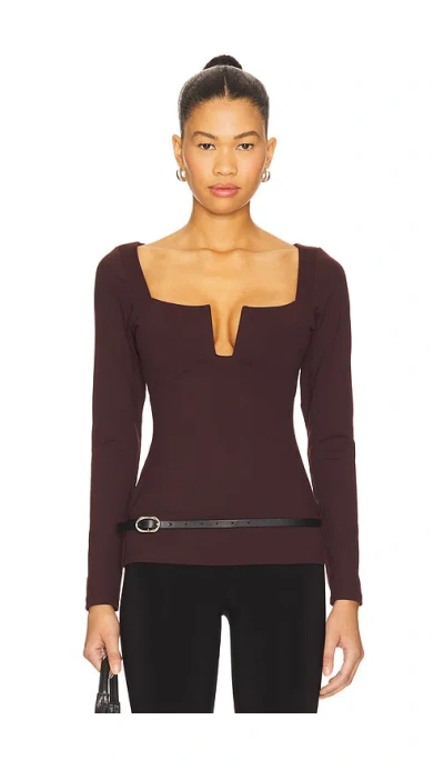Susana Monaco Long Sleeve Blouse In Multi