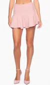Susana Monaco Mapache Flare Skirt In Waterlilly In Pink