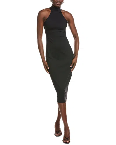 Susana Monaco Mock Midi Dress In Black
