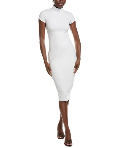 Susana Monaco Mock Neck Dress In White