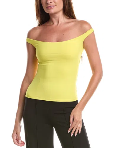 Susana Monaco Off Shoulder Top In Transparent