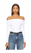 Susana Monaco Off The Shoulder Poet Top In 슈가