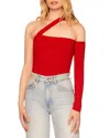 Susana Monaco One Shoulder Strap Top In Falling Leaf