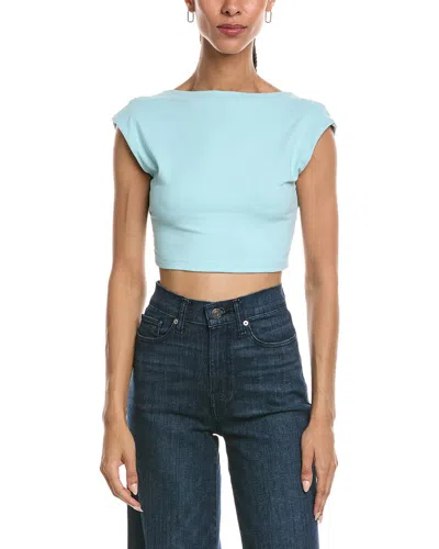 Susana Monaco Open Back Top In Blue