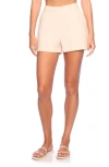 Susana Monaco Pebble Weave Shorts In Belgian Creme