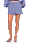 Susana Monaco Pebble Weave Shorts In Mediterranean