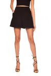 Susana Monaco Pleated High Waist Shorts In Black