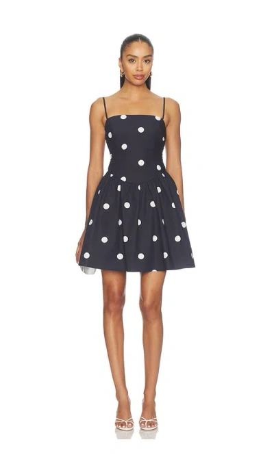 Susana Monaco Polka Dot Tie Back Dress