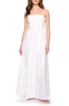 Susana Monaco Poplin Maxi Dress In White