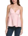 Susana Monaco Poplin String Top In Pink