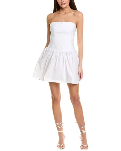Susana Monaco Poplin Tube Flared Mini Dress