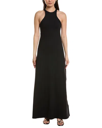 Susana Monaco Racer Back Tank Long Dress In Black