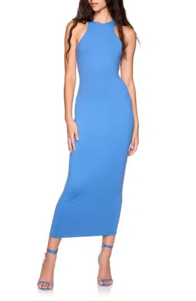 Susana Monaco Racerback Tube Maxi Dress In Blue