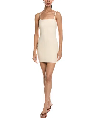 Susana Monaco Rib String Dress In White