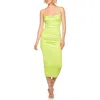 Susana Monaco Ruched Body-con Cocktail Dress In Lightening Bolt