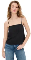 Susana Monaco Satin Cami Top Black In Black