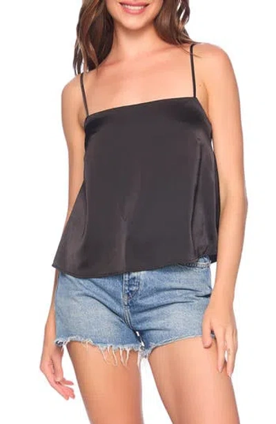 Susana Monaco Satin Camisole In Black