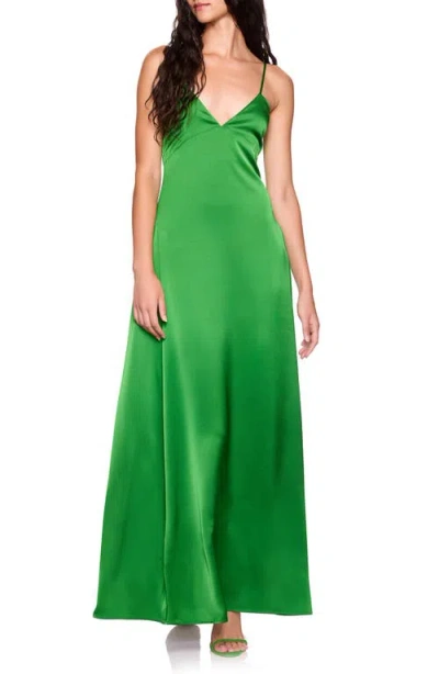 Susana Monaco Satin Slipdress In Gray