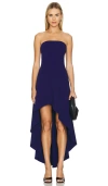 Susana Monaco Schlauchkleid High Low Flared In Navy