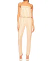 Susana Monaco Sequin Strapless Jumpsuit In Multi