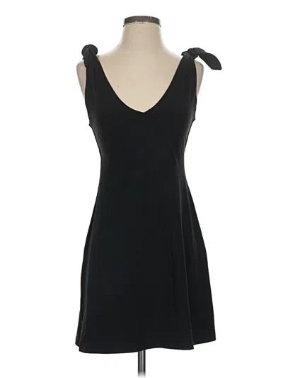Pre-owned Susana Monaco Sleeveless Top Black Sweetheart Neckline Tops