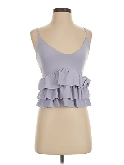 Pre-owned Susana Monaco Sleeveless Top Gray Sweetheart Neckline Tops