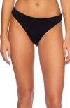 Susana Monaco Solid Bikini Bottoms In Black