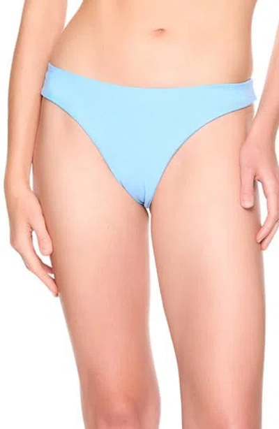 Susana Monaco Solid Bikini Bottoms In Blue