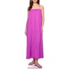 Susana Monaco Spaghetti Strap Jersey Maxi Dress In Yellow