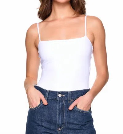 Susana Monaco Straight String Top In Sugar In White