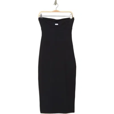 Susana Monaco Strapless Cutout Body-con Dress In Black