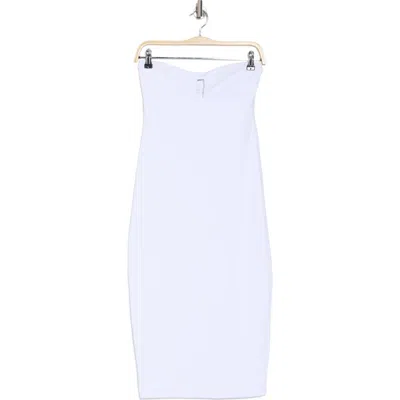 Susana Monaco Strapless Cutout Body-con Dress In White