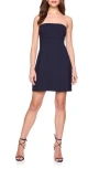 Susana Monaco Strapless Fit & Flare Tube Dress In Blue