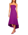 Susana Monaco Strapless High Low Dress In Bayberry