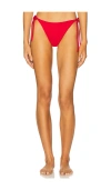 Susana Monaco String Bikini Bottom In Red