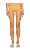 Susana Monaco String Tie Bikini Bottoms In Nectarine