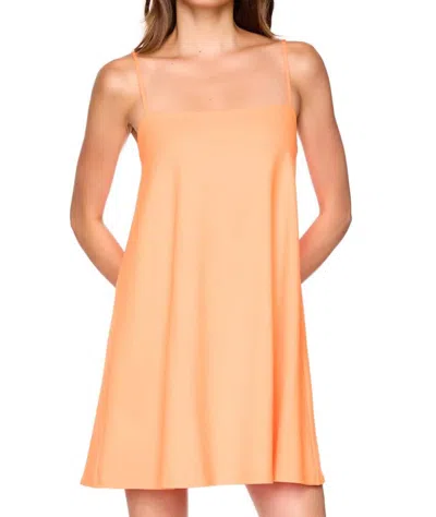 Susana Monaco String Flare Dress In Clownfish In Multi