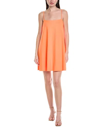 Susana Monaco String Flare Mini Dress In Orange