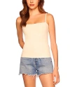 Susana Monaco String Strap Tank Top In Belgian Cream