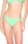 Susana Monaco String Tie Bikini Bottoms In Green