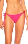 Susana Monaco String Tie Bikini Bottoms In Shocking