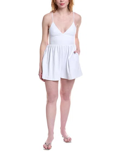 Susana Monaco String V Romper In White